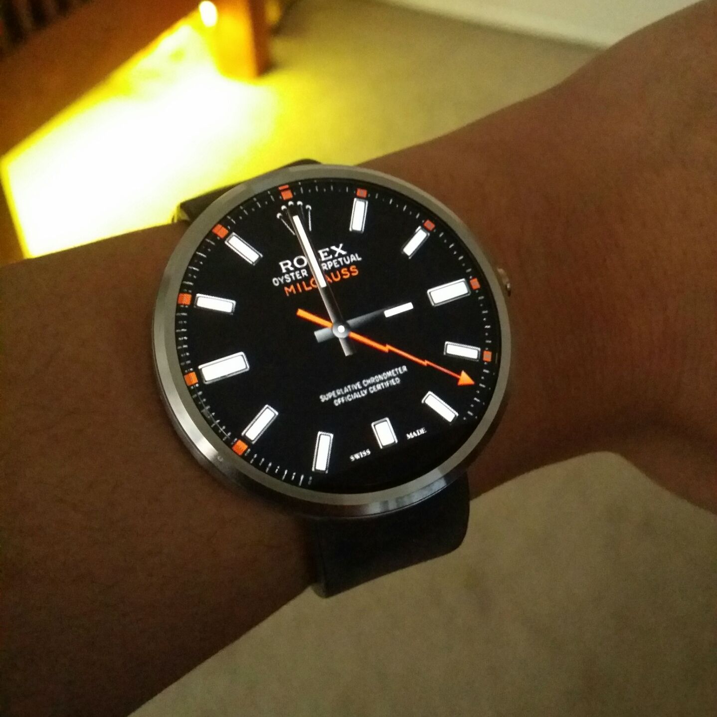 galaxy watch rolex watch face