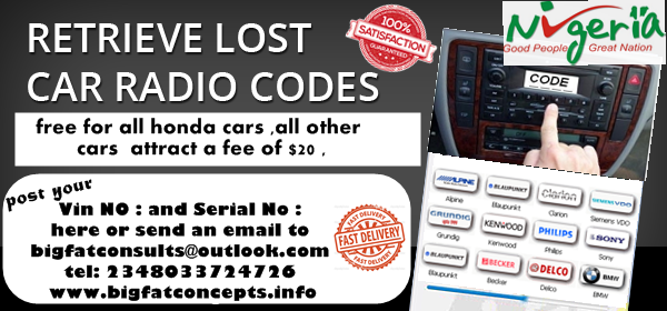 Honda radio and navigation codes website #2