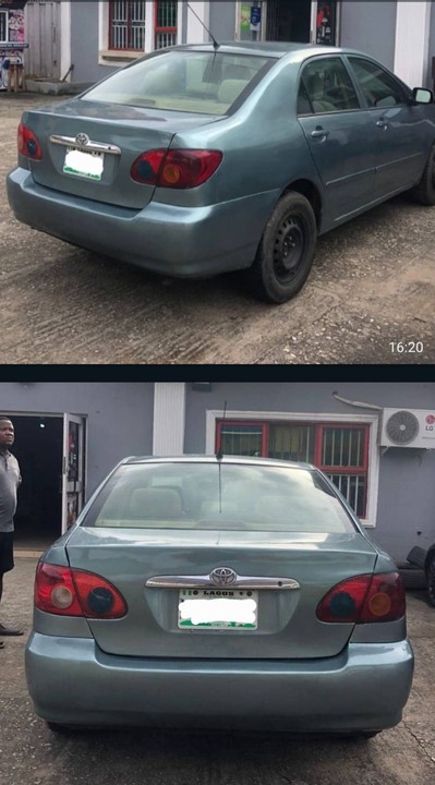 Clean Nigerian Used Green Toyota Corolla 2006 Autos Nigeria