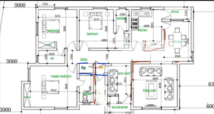 Build a Standard 3Bedroom On A half Plot Of 324sqmetres at an