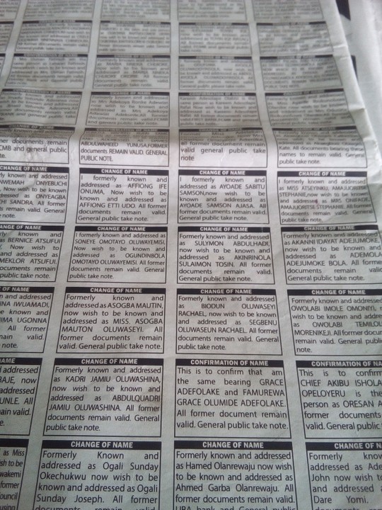 change-of-name-advert-in-nigerian-newspaper-adverts-nigeria