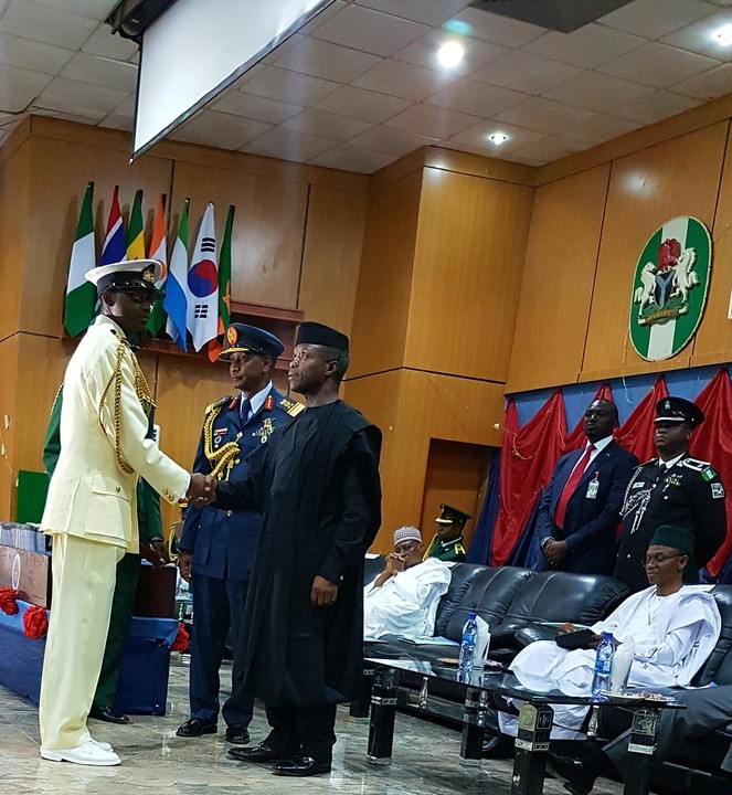 Osinbajo At The Graduation Ceremony Of Armed Forces Command And Staff