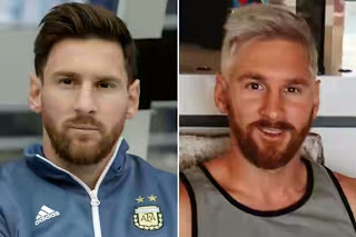 messi reveals why he dyes his hair