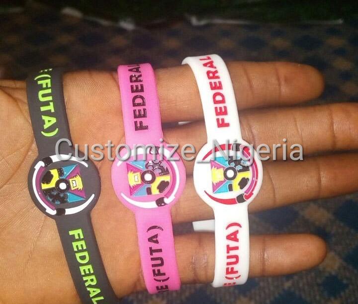 Customised Silicone Wristband for Branded Corporate and Promotional Gifts  in Lagos, Nigeria