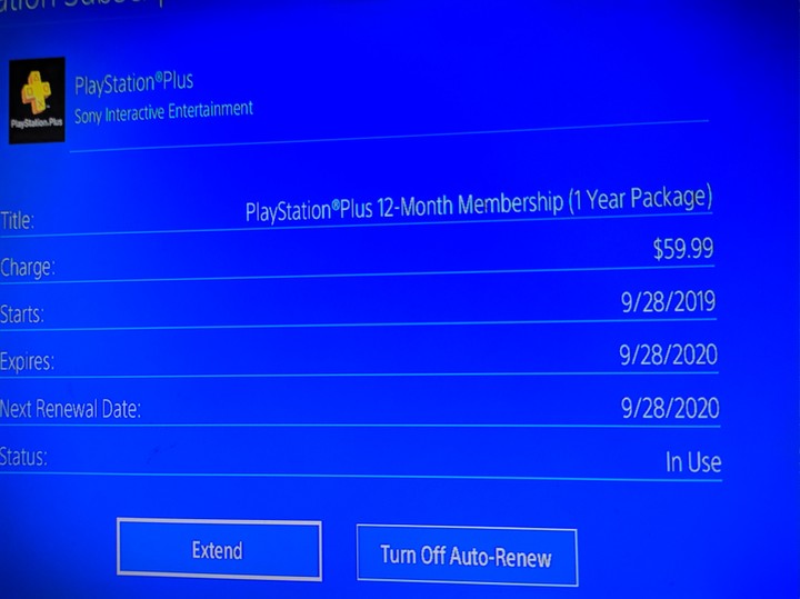 1 Year PS Plus Account Available @ 8K - Video Games And Gadgets For Sale -  Nigeria