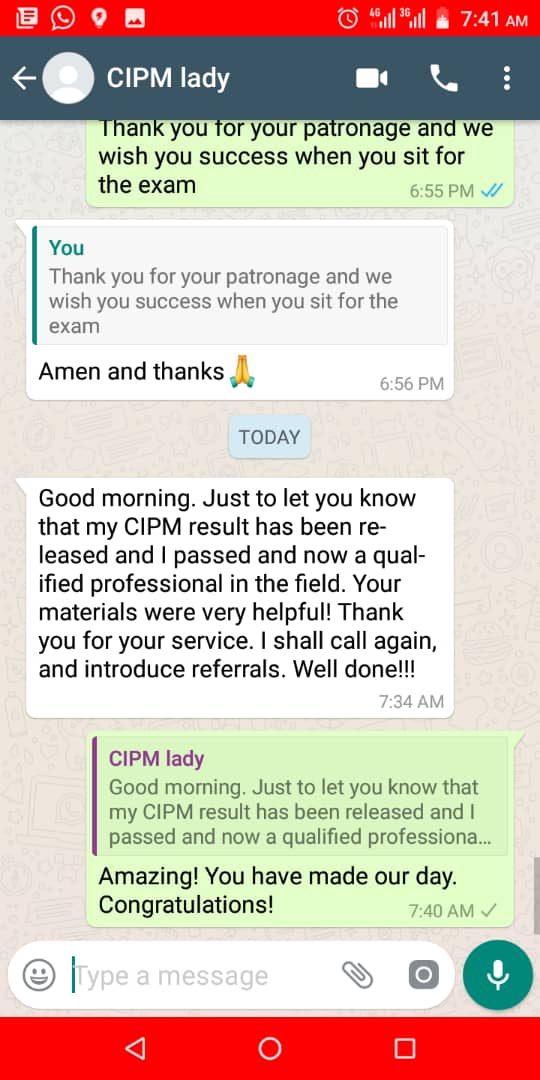 CIPM Examsfragen
