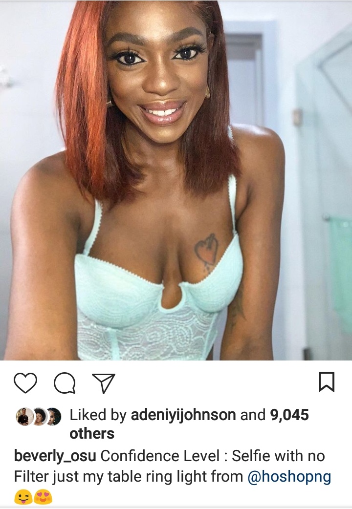 Beverly Osu Shares Filter-Free Selfie, Bares Cleavage - Celebrities (2) -  Nigeria