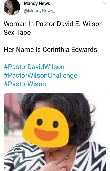 Woman In Pastor David E Wilson S Alleged Sex Tape Identified Photos