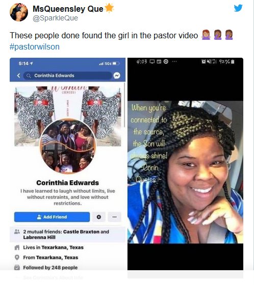 Woman Shares Details Of Lady In Pastor Wilson Viral Sex Video Photo
