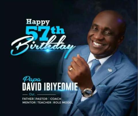 Pastor David Ibiyeomie Celebrates His 57th Birthday In Grand Style ...