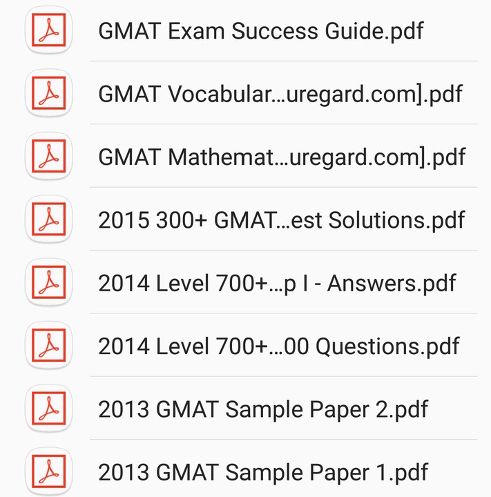 GMAT Pdf Format