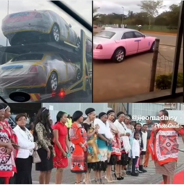 King Mswati III Of Eswatini Swaziland Buys 19 Rolls Royce For His 15 Wives  - Culture - Nigeria