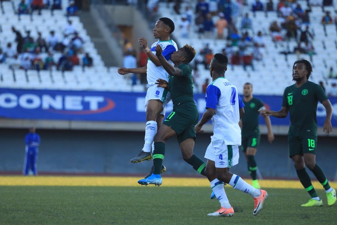 Photos From The Super Eagles Match Against The Crocodiles Of Lesotho