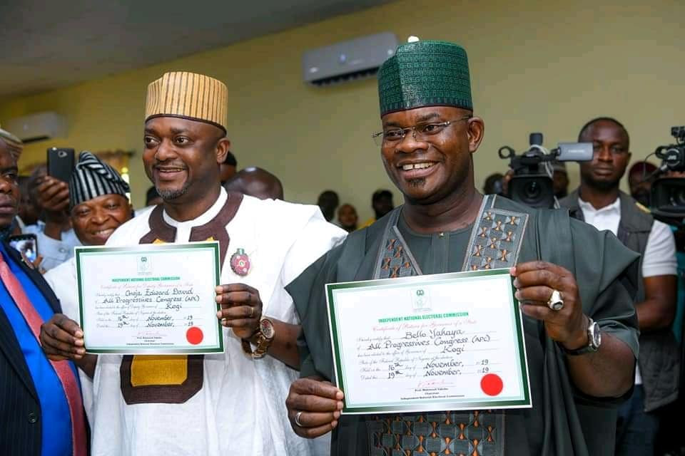 Kogi Governoshhip Elect Gets Certificate Of Return Politics Nigeria