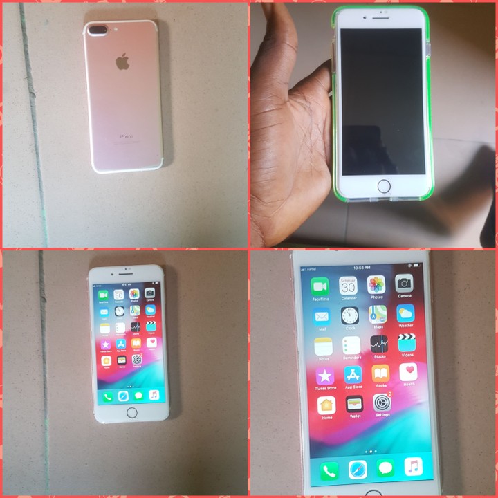 Used Iphone 7 Plus 128gb Rose Gold Chip Unlocked 4 Urgent Sales 59k Technology Market Nigeria