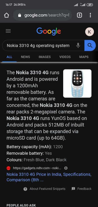 Does Nokia 3310 4G run Android? Yes and no