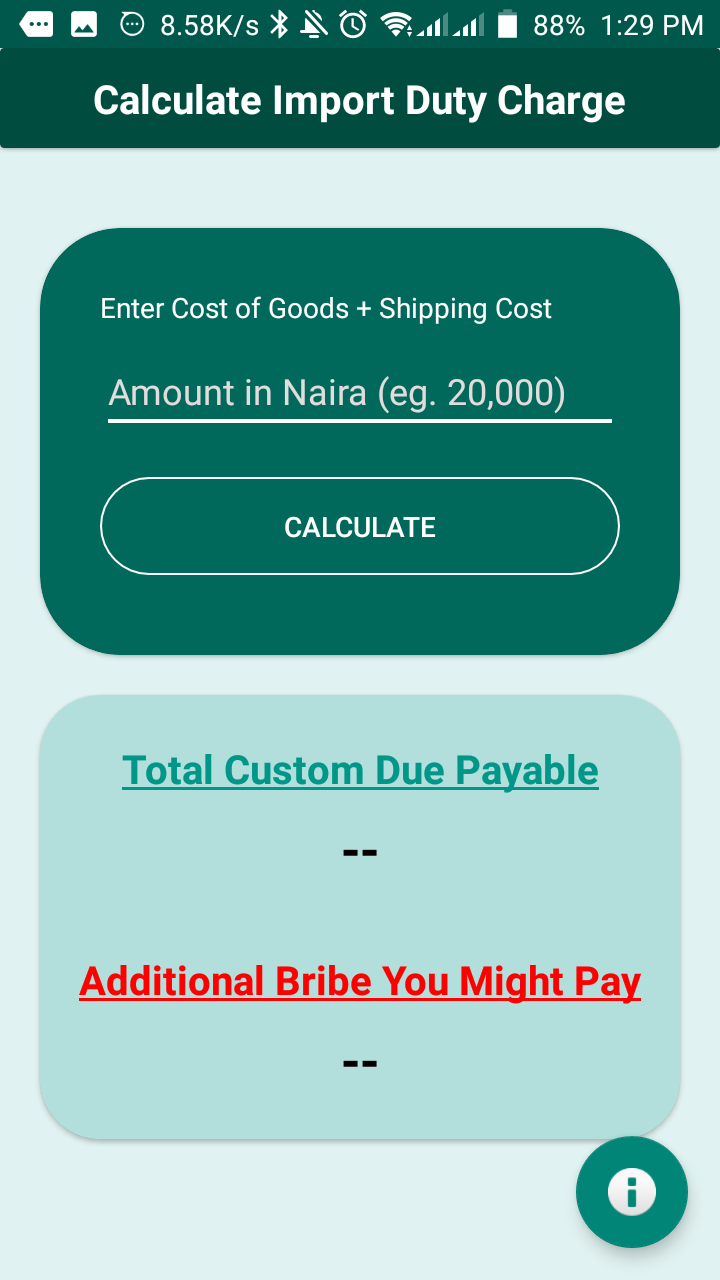 Nigeria Custom Import Duty Calculator Online - Business - Nigeria