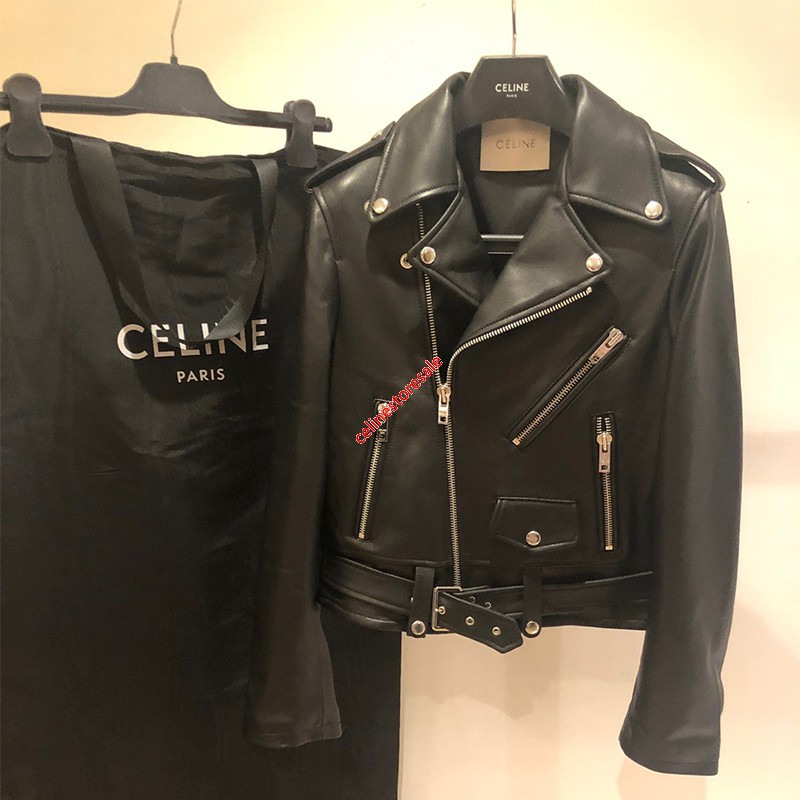 Shop - Celine 2019 Classic Jacket In Lambskin Black - Fashion