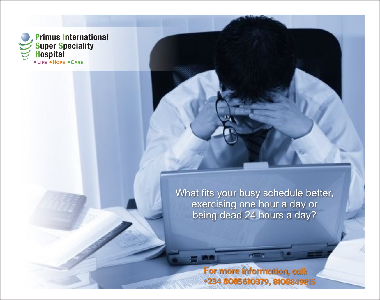 What Fits Your Busy Schedule Better, Exercise Or Death? Your Choice! -  Health - Nigeria