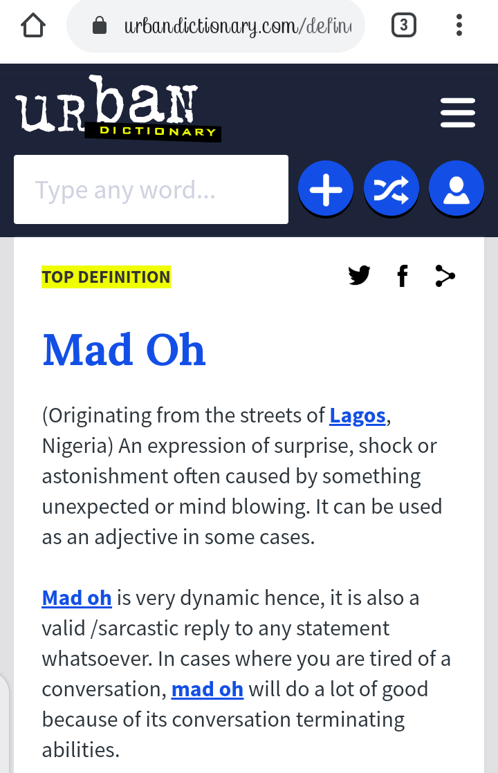 mad Oh' By Naira Marley Adopted Into Urban Dictionary - Celebrities -  Nigeria