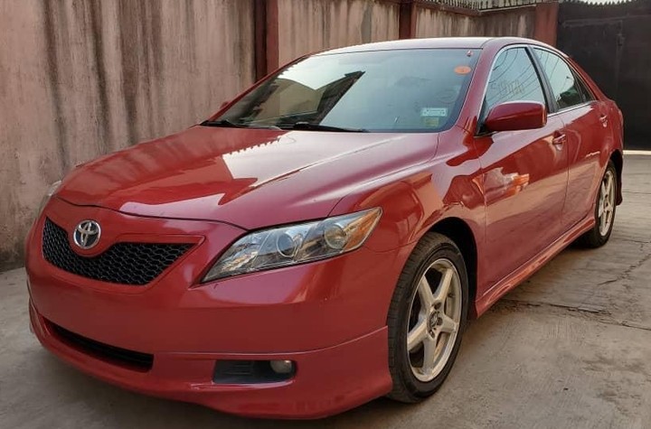 Tokunboh 2007 Toyota Camry Tomato Red Selling Cheap - Autos - Nigeria