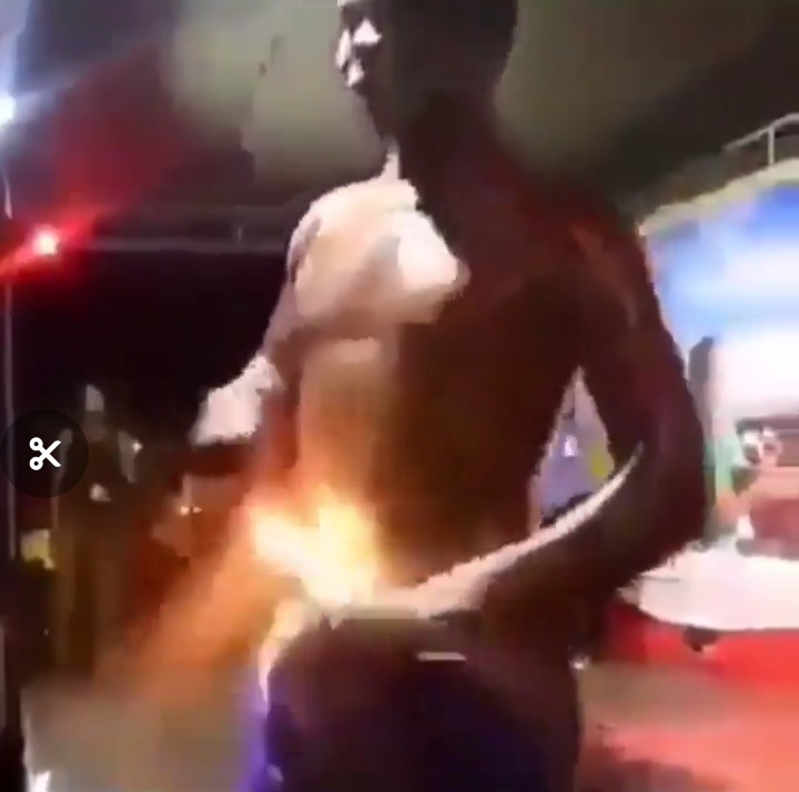 Man Accidentally Sets His Penis On Fire (video) - Romance - Nigeria