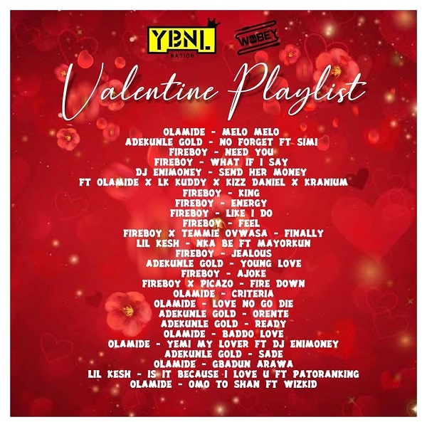 DJ Enimoney – Valentine's Playlist (mix Download) - Music/Radio - Nigeria