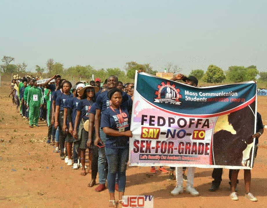 Fedpoffa Is The First Institution To Stage No To Sex For Grade Campaign Kwara Politics