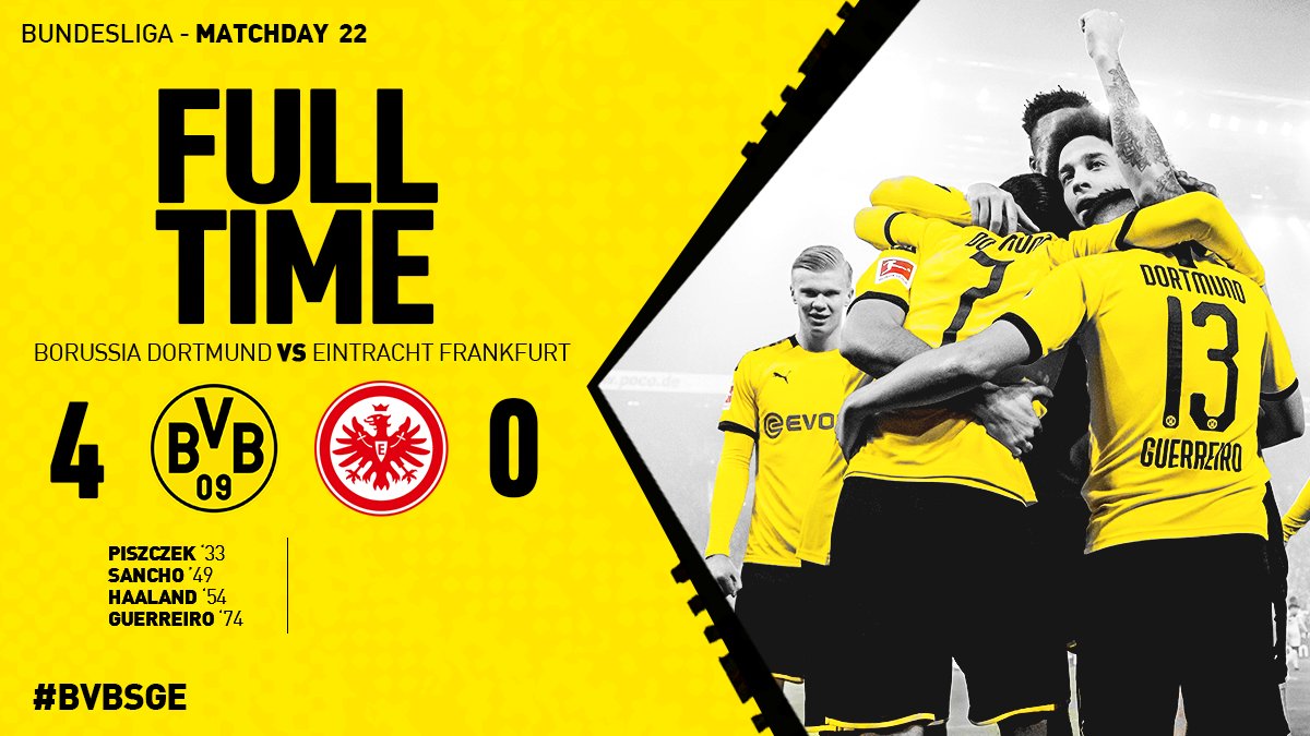 Download Video: Dortmund Vs Eintracht Frankfurt 4-0 All Goals & Highlights  - Sports - Nigeria