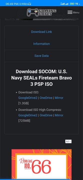 SOCOM U.S. Navy SEALs Fireteam Bravo 2 - PSP - Gamerz Haven
