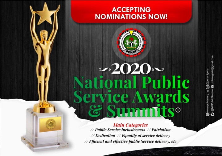 Nomination For National Public Service Awards - Politics - Nigeria