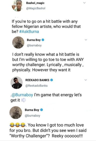 Hand it over to Wizkid bro - Reactions as Burna Boy says he wants to hand  over to a young artiste
