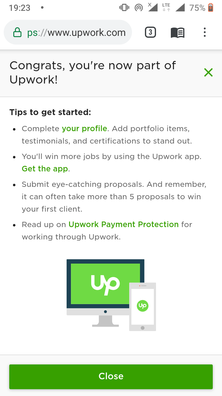 What to Do if Your Upwork Profile Was Declined