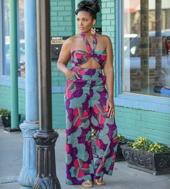 2020 Ankara High Waist Trousers - Best Ankara Trouser Designs (video And  Pics) - Fashion - Nigeria