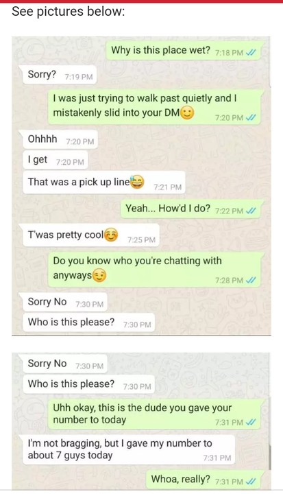 See Hilarious Conversation Between A Guy And A Lady On Whatsapp - Romance -  Nigeria