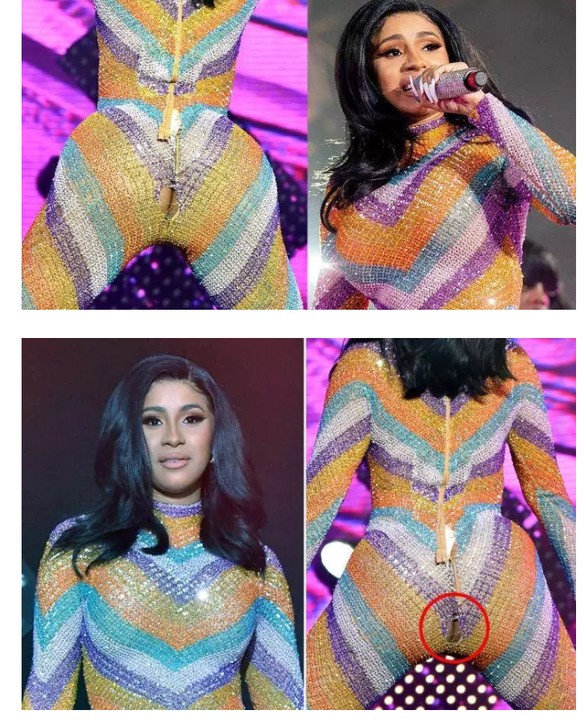 Cardi B Splits Her Skintight Jumpsuit On Stage At Bonnaroo Pictures Celebrities Nigeria 2313