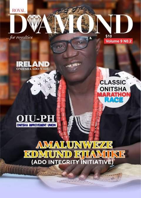 Meet Nweze Ejiamike On The Cover Of Royal Diamond Magazine