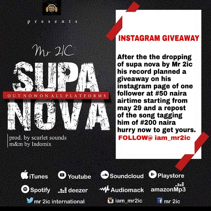 Instagram Giveaway - Music/Radio - Nigeria