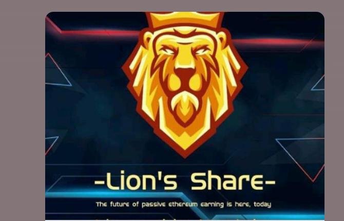 Lion's Share Is Here... Join This Smart Contract Before It's Launched!
