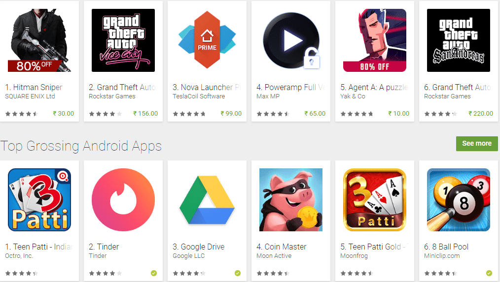 Android apps and games download free of cost