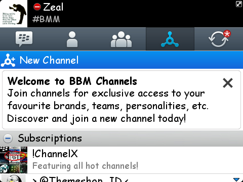 Download The Latest Blackberry Messenger 8 0 0 44 Beta Which Have Bbm Channel Phones Nigeria