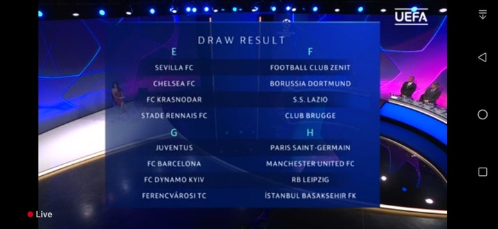 UEFA Champions League 2020/2021 Draw @ 4:00PM Today ...