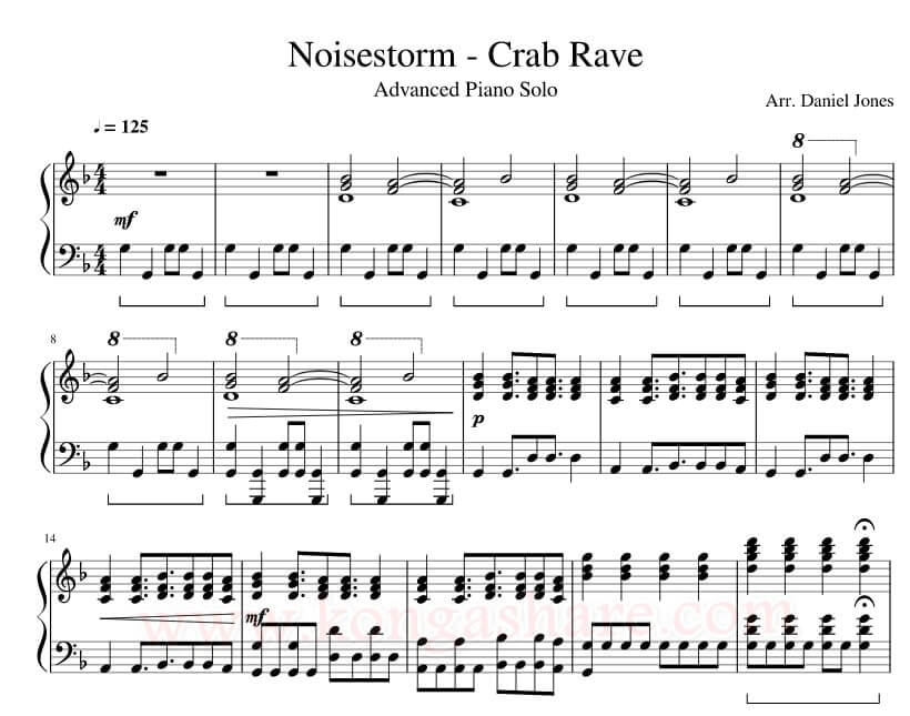 Get Crab Rave Roblox ID – Noisestorm Sheet Music - Music/Radio - Nigeria