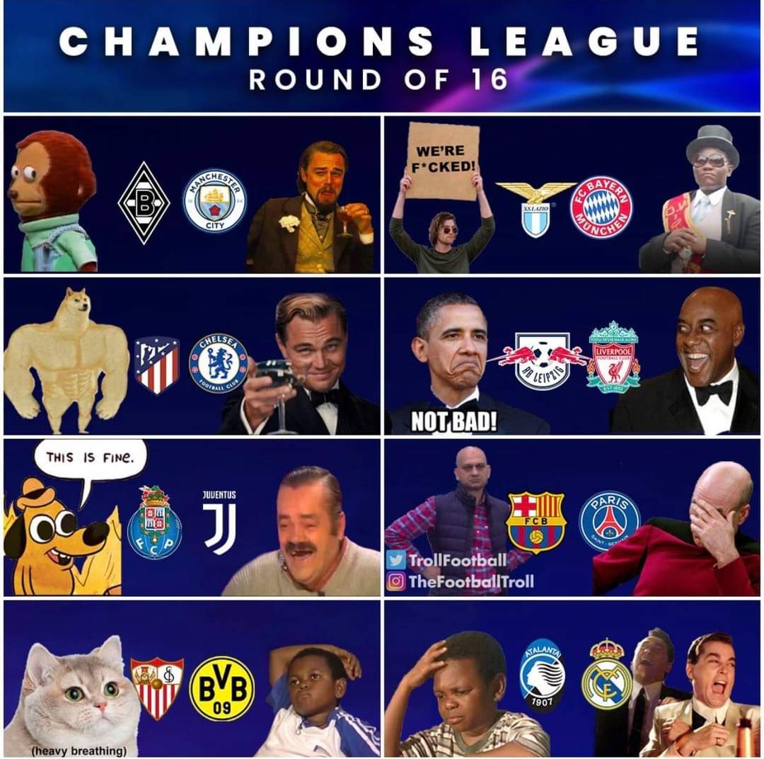 UCL Last 16 Draw: Who Can Make It To The Next Round Of UCL? - Sports (2