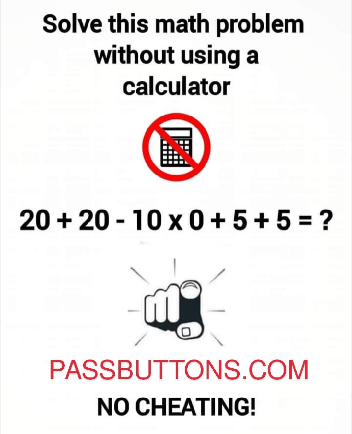Can You Solve This Without Calculator? - Education - Nigeria