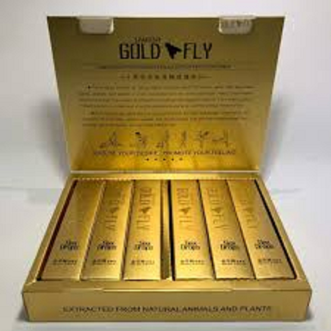 Gold Fly Drop for Women and Girls (5 ml each) - Pack of 6