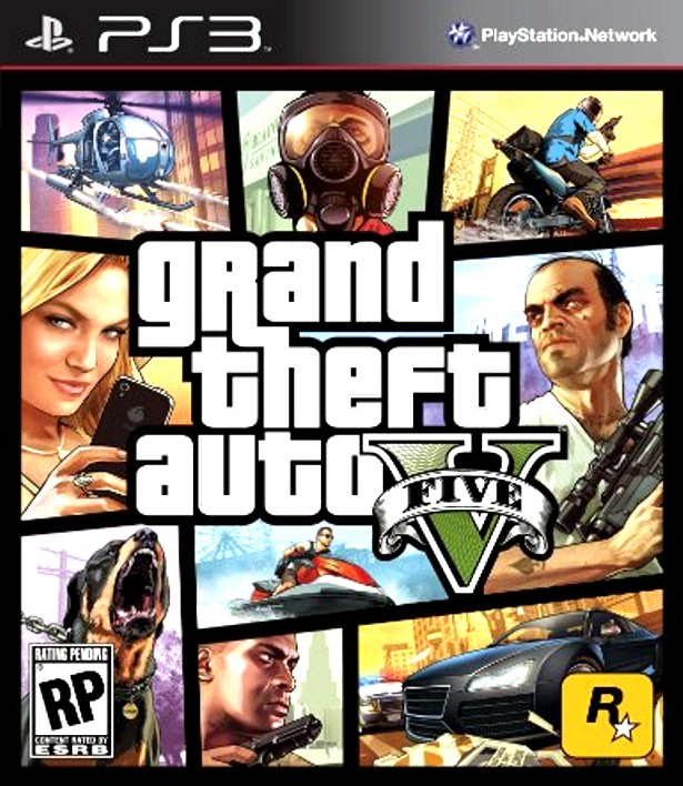 Grand Theft Auto V (gta V) Ps3 & Xbox 360 (pal) - Video Games And ...