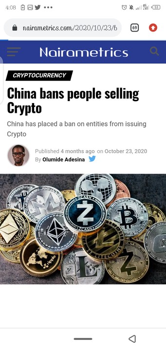 Is Cryptocurrency Still Banned In Nigeria : What Is The Future Of Cryptocurrency In Nigeria - 5 ... - The apex bank gave the explanation in a statement on its.