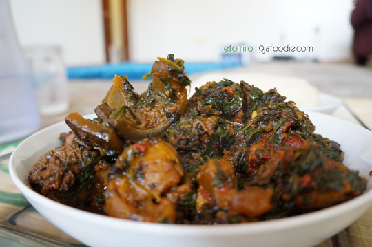 How To Prepare Efo Riro With Pounded Yam - Food - Nigeria