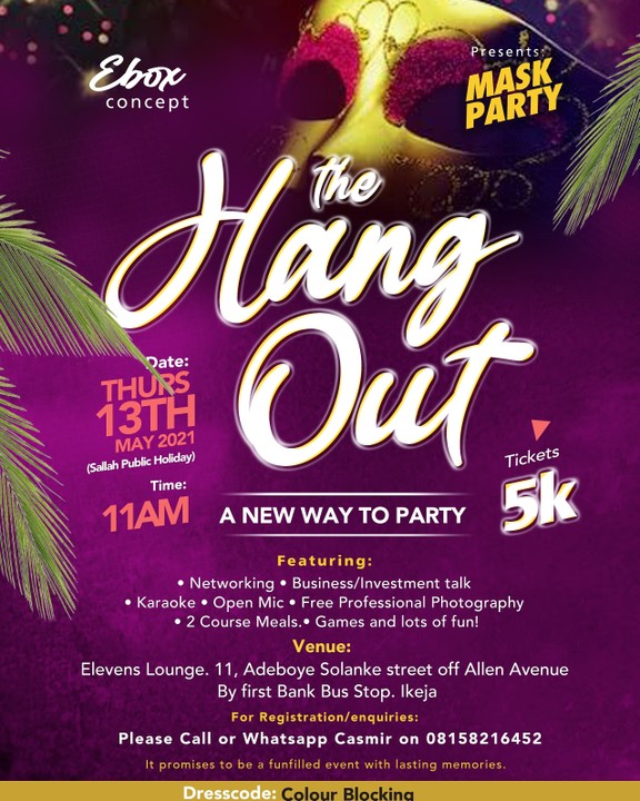 The Lagos Hangout Event (networking & Fun) - Events - Nigeria